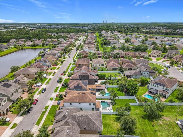 1138 Fountain Coin Loop, Orlando, FL 32828 - aerial perspective of suburban area with a nearby body of water and a pool area