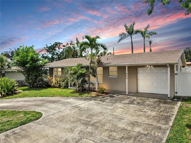 11460 Park Blvd, Seminole, FL 33772 - single story home with concrete driveway and a garage