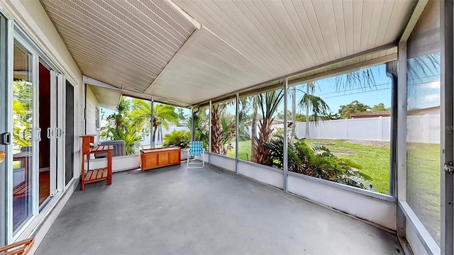 11460 Park Blvd, Seminole, FL 33772 - view of unfurnished sunroom