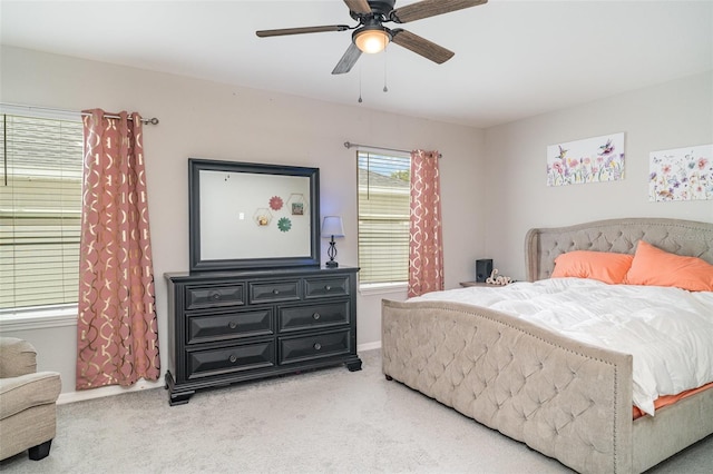 1518 Louise Ave, Auburndale, FL 33823 - bedroom with light carpet and ceiling fan