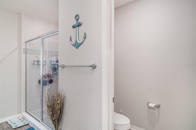 1518 Louise Ave, Auburndale, FL 33823 - full bathroom with a shower stall and toilet