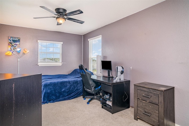 1518 Louise Ave, Auburndale, FL 33823 - carpeted office featuring a ceiling fan