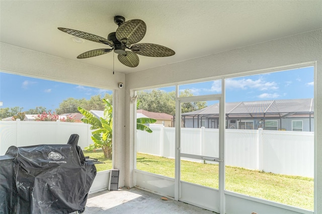 1518 Louise Ave, Auburndale, FL 33823 - sunroom / solarium with a ceiling fan