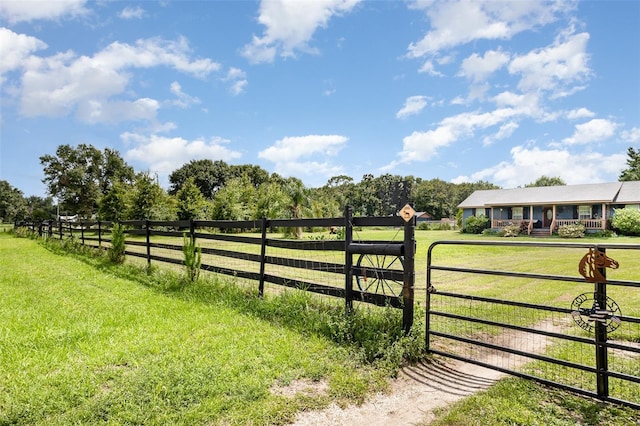 2410 Thornton Rd, Zolfo Springs, FL 33890 - view of yard featuring a view of countryside and a gate