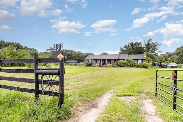 2410 Thornton Rd, Zolfo Springs, FL 33890 - gate with a rural view