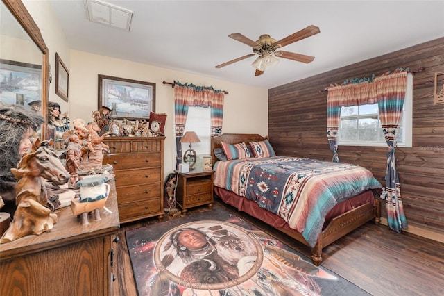 2410 Thornton Rd, Zolfo Springs, FL 33890 - bedroom featuring wood finished floors and ceiling fan