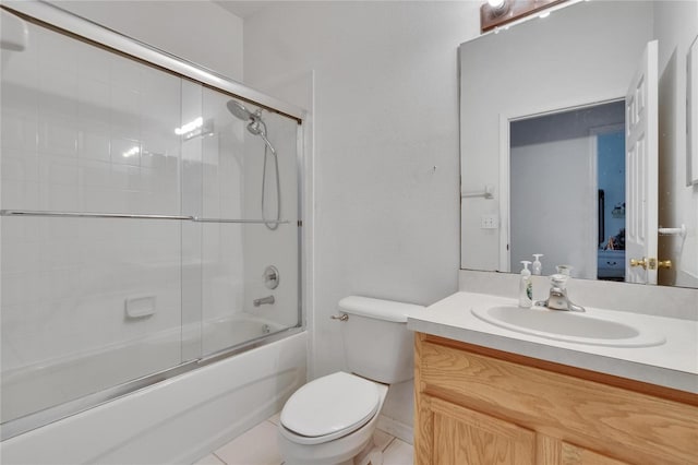 7603 Wood Violet Dr, Gibsonton, FL 33534 - bathroom with vanity and bath / shower combo with glass door