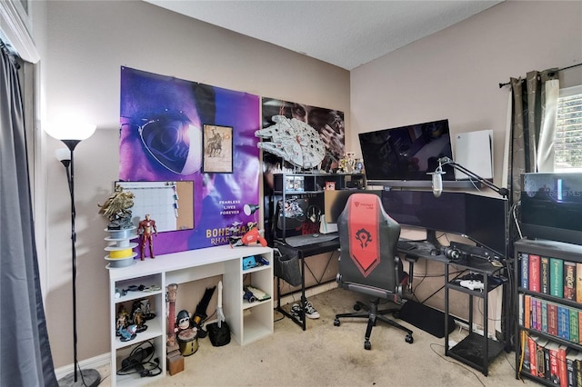 7603 Wood Violet Dr, Gibsonton, FL 33534 - office with carpet floors