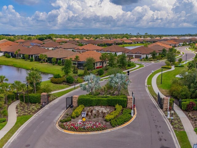 5317 Rushmere Ct, Palmetto, FL 34221 - surrounding community with a residential view and a water view
