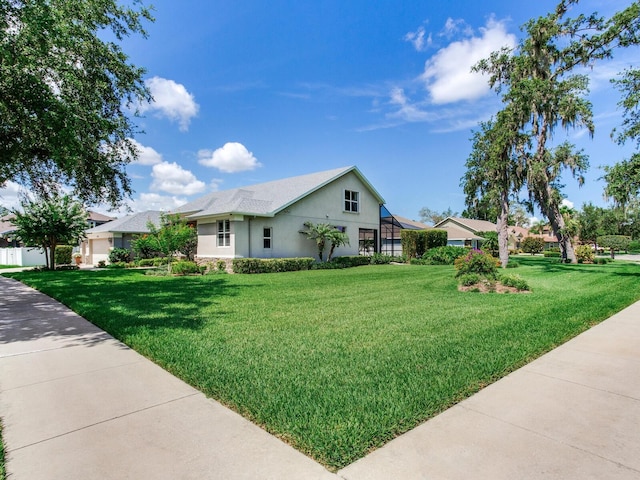 3503 Graycliff Ln, Brandon, FL 33511 - view of side of property with a yard and stucco siding