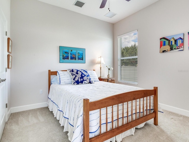 3503 Graycliff Ln, Brandon, FL 33511 - carpeted bedroom with baseboards and ceiling fan