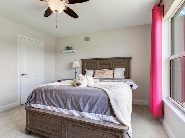 3503 Graycliff Ln, Brandon, FL 33511 - bedroom featuring carpet floors and a ceiling fan
