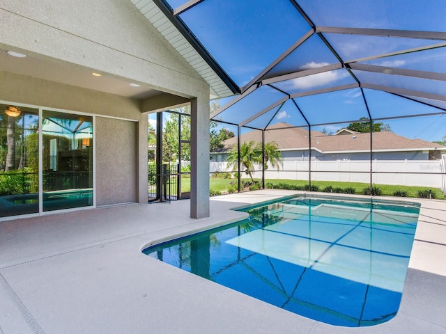 3503 Graycliff Ln, Brandon, FL 33511 - view of swimming pool with a patio and a lanai