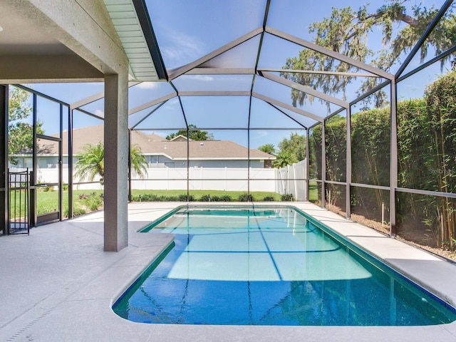 3503 Graycliff Ln, Brandon, FL 33511 - view of pool with a patio area and a lanai