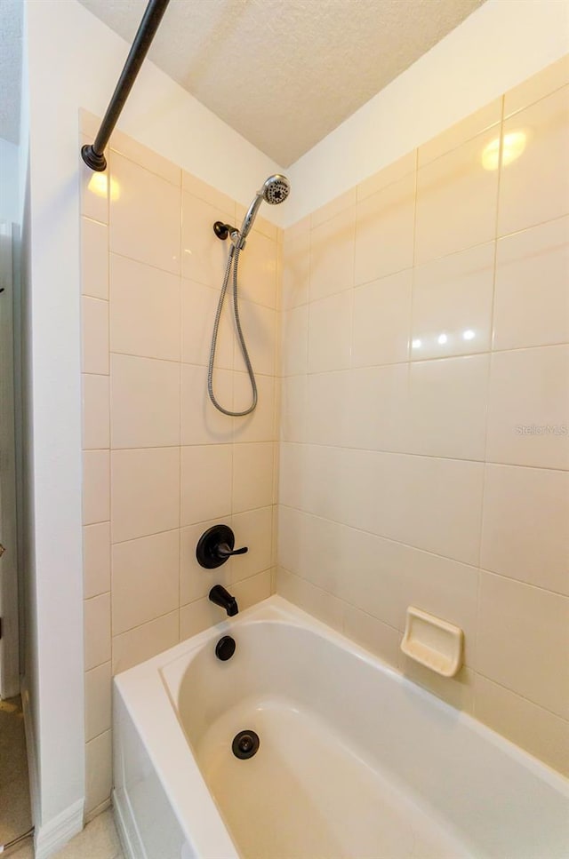 2119 Broadway View Ave, Brandon, FL 33510 - full bathroom with  shower combination and a textured ceiling