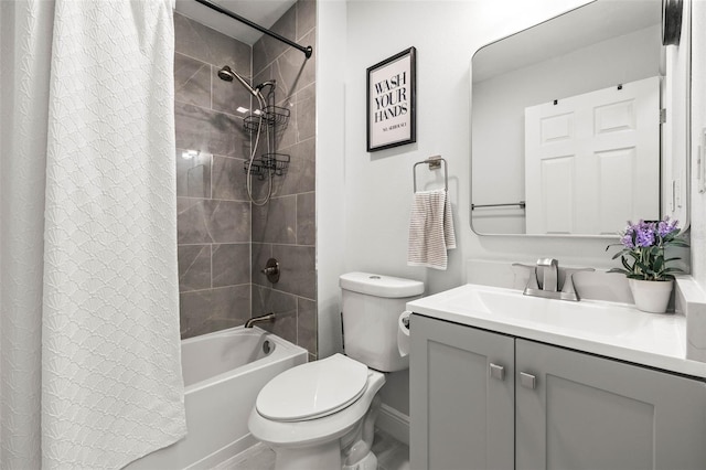 1406 Nebraska Ave, Palm Harbor, FL 34683 - bathroom featuring vanity and shower / bath combo with shower curtain