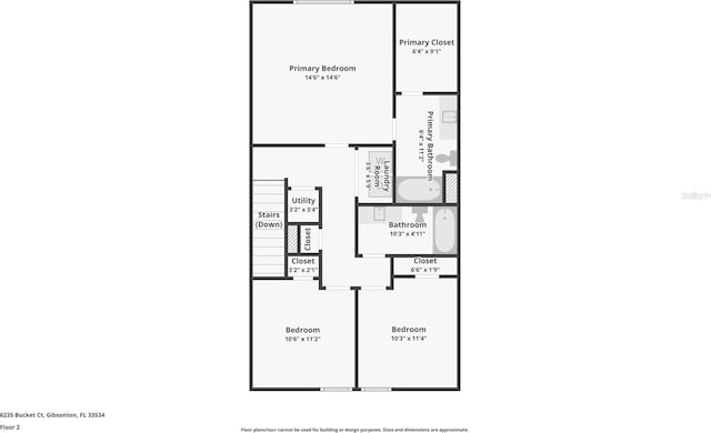 6235 Bucket Ct, Gibsonton, FL 33534 - view of room layout