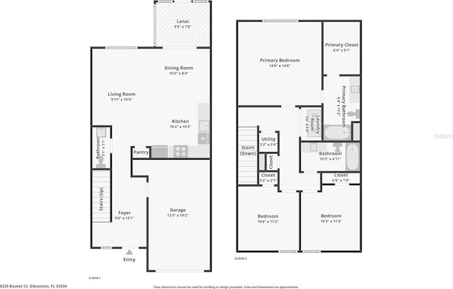 6235 Bucket Ct, Gibsonton, FL 33534 - view of home floor plan