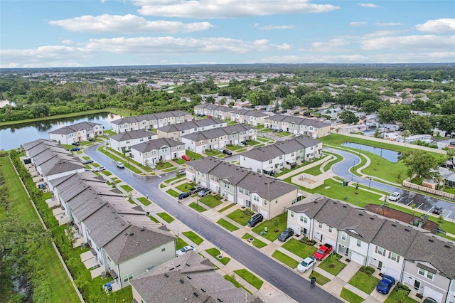 6235 Bucket Ct, Gibsonton, FL 33534 - aerial view of residential area featuring a nearby body of water