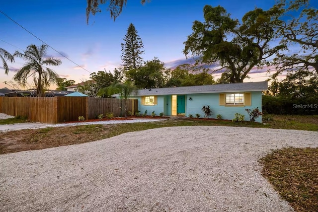 201 S St, Palm Harbor, FL 34683 - ranch-style house featuring driveway