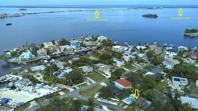 201 S St, Palm Harbor, FL 34683 - view of property location with a nearby body of water and nearby suburban area