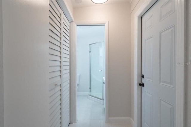 2701 Camellia Ter, Punta Gorda, FL 33950 - hall featuring tile patterned flooring and baseboards