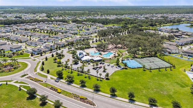 12607 Pensacola Ct, Riverview, FL 33579 - aerial perspective of suburban area with a nearby body of water