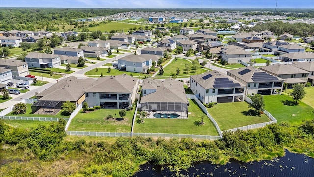 12607 Pensacola Ct, Riverview, FL 33579 - aerial view of residential area with a nearby body of water