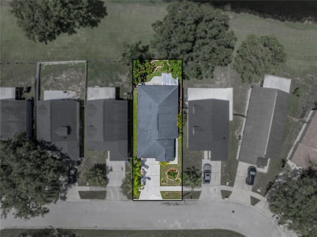 22829 Saint Thomas Cir, Lutz, FL 33549 - aerial overview of property's location featuring property boundaries highlighted