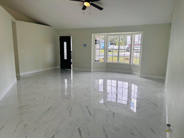10444 Fordham St, Spring Hill, FL 34608 - unfurnished room with light marble finish flooring and a ceiling fan