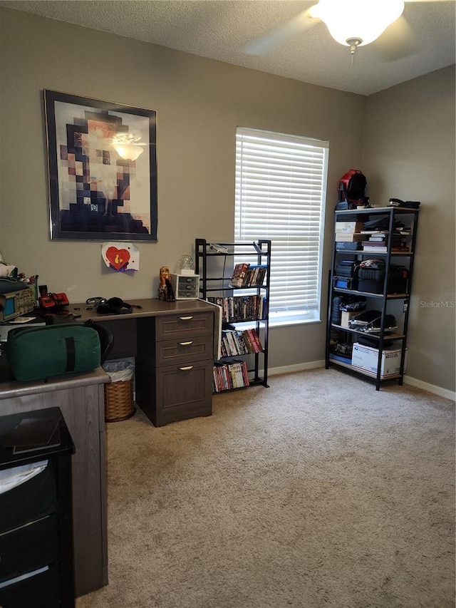 2509 Montecito Ave, Eustis, FL 32726 - office space with light colored carpet and ceiling fan