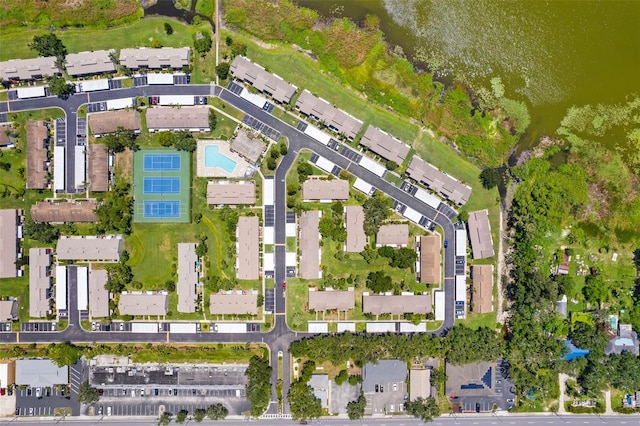 9209 Seminole Blvd Unit 13, Seminole, FL 33772 - aerial view of property's location with a large body of water and a pool