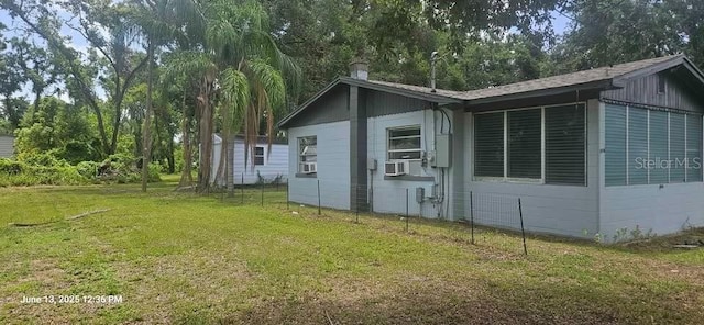 1908 S Kingsway Rd, Seffner, FL 33584 - view of home's exterior featuring a yard and cooling unit