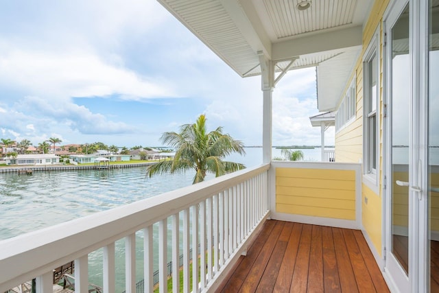 442 Midway Is, Clearwater Beach, FL 33767 - balcony featuring a water view