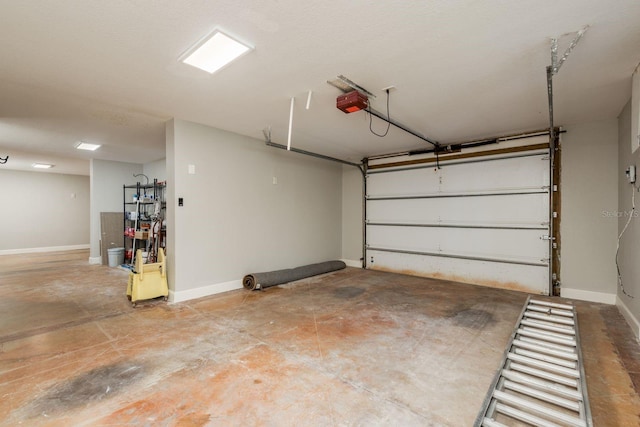 442 Midway Is, Clearwater Beach, FL 33767 - garage with baseboards