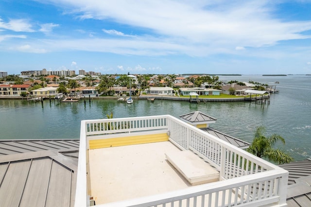 442 Midway Is, Clearwater Beach, FL 33767 - dock area with a water view
