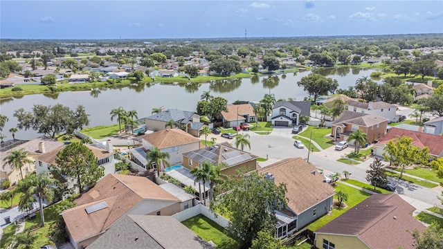 1205 Sweet Gum Dr, Brandon, FL 33511 - aerial view of residential area with a nearby body of water