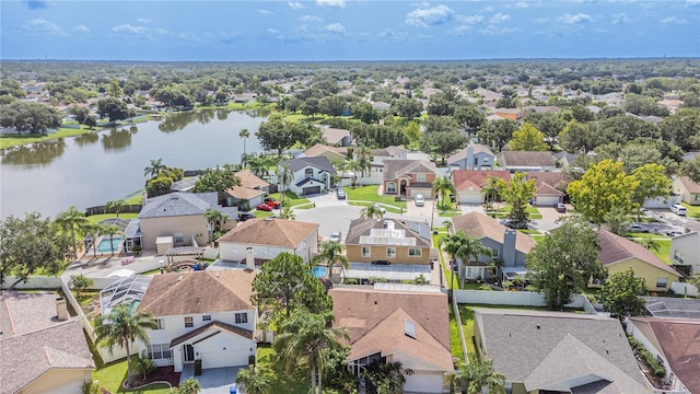 1205 Sweet Gum Dr, Brandon, FL 33511 - aerial perspective of suburban area featuring a large body of water
