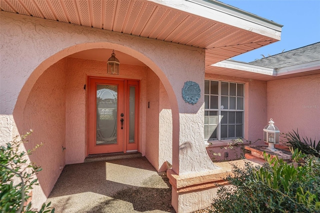 4355 Odin St, Spring Hill, FL 34608 - view of exterior entry featuring stucco siding