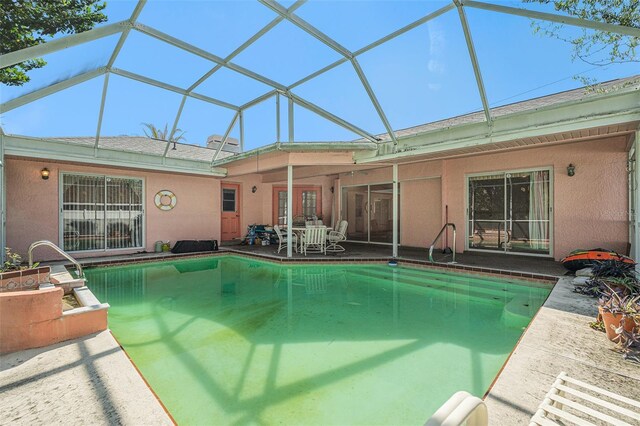 4355 Odin St, Spring Hill, FL 34608 - swimming pool with a patio and a lanai