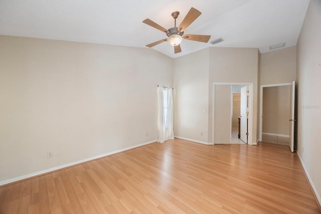 12405 Pathway Ct, Riverview, FL 33569 - unfurnished room featuring ceiling fan and light wood finished floors