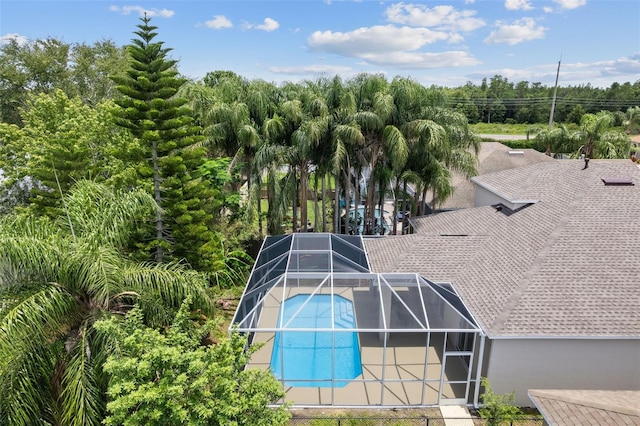 1800 Loch Haven Ct, Trinity, FL 34655 - aerial view of a pool area