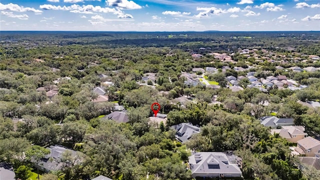 5804 Terncrest Dr, Lithia, FL 33547 - aerial perspective of suburban area featuring a forest