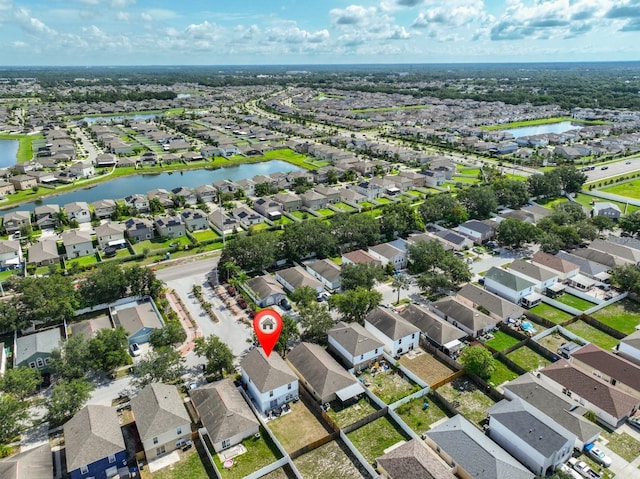 11438 Ivy Flower Loop, Riverview, FL 33578 - aerial overview of property's location featuring nearby suburban area and a large body of water
