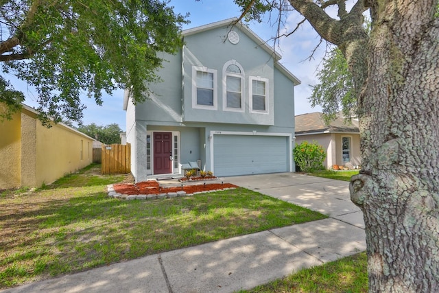 11438 Ivy Flower Loop, Riverview, FL 33578 - view of front of house featuring stucco siding, driveway, and an attached garage