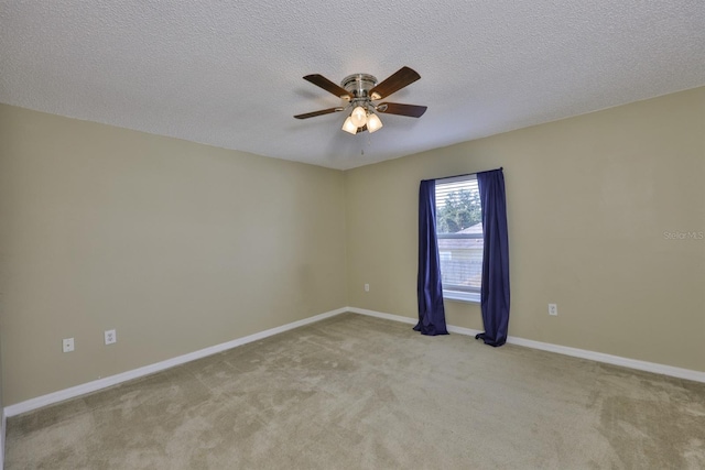 11438 Ivy Flower Loop, Riverview, FL 33578 - carpeted empty room featuring a ceiling fan and a textured ceiling
