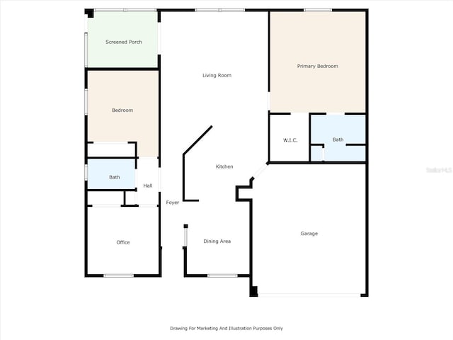 10597 Alvarado Ct, Seminole, FL 33772 - view of property floor plan