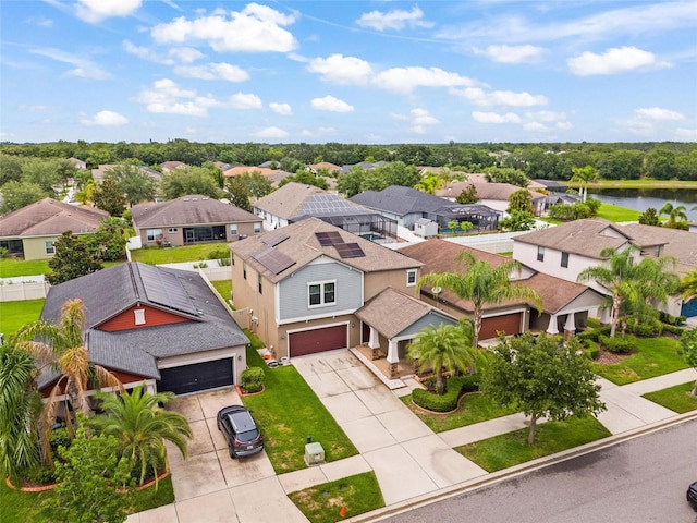 11024 Purple Martin Blvd, Riverview, FL 33579 - aerial view of residential area featuring a large body of water