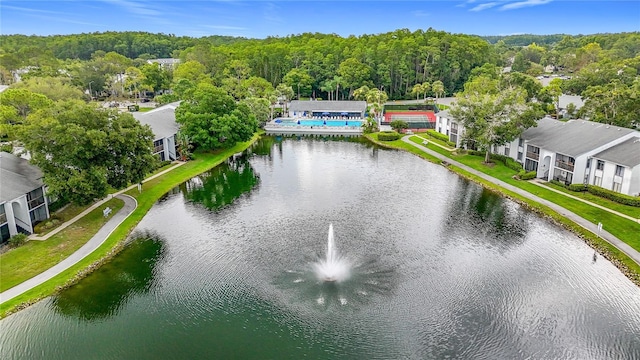 1207 Pine Ridge Cir W Unit H2, Tarpon Springs, FL 34688 - aerial view of a nearby body of water