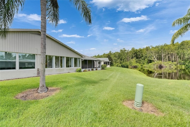 123 Glendower Cir Unit 123, Sun City Center, FL 33573 - view of grassy yard with a water view